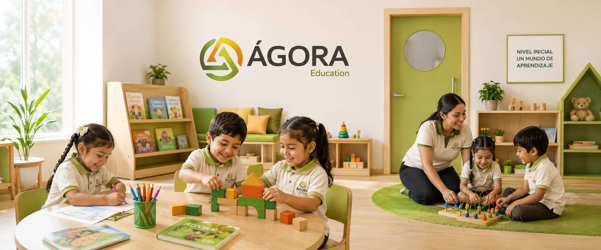 Escena principal del nivel inicial del Colegio Ágora